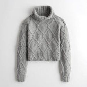 Hollister Cable Turtleneck Sweater